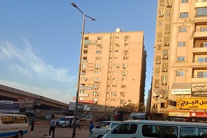 تركيب عدد 40 كشاف ليد بشارع متولى الشعراوى