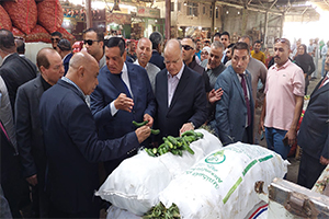 Local Development Min., Cairo Gov. inspect Obour Market 