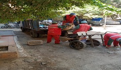 متابعة الاعمال اليومية بالحي 