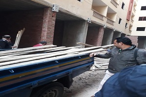 محاولة التصدي للعقارات المخالفه 