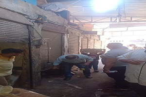 غلق وتشميع عدد (17) باكية