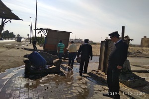 حي 15 مايو ينفذ حملة مكبرة لرفع الإشغالات
