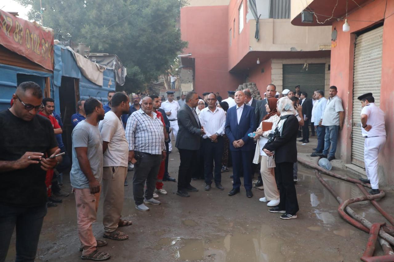 محافظة القاهرة تنفي وجود محتجزين بالمنازل المحترقة في مصر القديمة