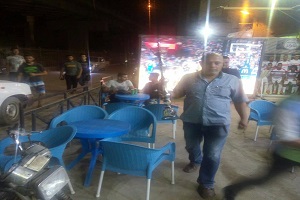 حملة لرفع  الاشغالات ببعض الشوارع بالحي