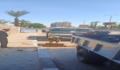 تطهير بالوعات الأمطار بنطاق الحي 