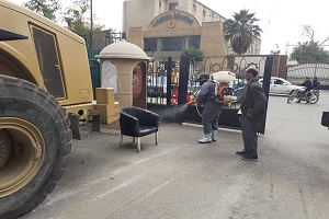 رئيس الحي يتابع عدة أعمال بالحي