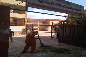 الاستمرار في رفع كفاءة شوارع الحي 