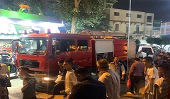 بلاغ بنشوب حريق بمطعم بشارع مصر والسودان