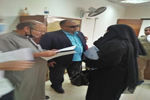 رئيس حي المعصره يتفقد المركز التكنولوجي لمتابعة إجراءات التصالح