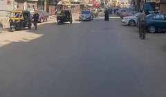 متابعة اعمال نظافة ورفع المخلفات بشارع المطراوى