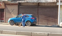 متابعة الاعمال اليومية بالحي 
