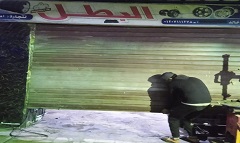 غلق الورش والمحلات وترشيد الكهرباء بمنطقة العبد ١٥٠٠