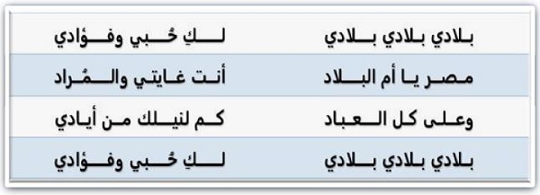النشيد الوطني الحالي