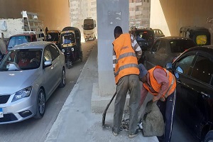 رفع المخلفات بمحور الفريق العرابى وكوبري الأربعين