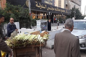 حملة لرفع الإشغالات بشوارع الحي