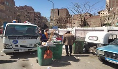 حملة لرفع المخالفات خلف مدرسة اسامة بن زيد