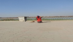 تكثيف أعمال النظافة وإزالة تراكمات المخلفات والقمامة بالحي