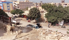 متابعة اعمال النظافة علي مدار اليوم بنطاق الحي