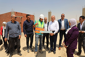 Cairo governor inspects ongoing construction of stary dog shelter