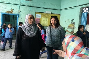 متابعة اعمال الصيانه في المدارس