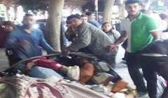 حملة لإزالة ورفع الإشغالات ببعض المناطق بالحي