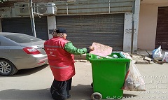 حملة لرفع كفـــــــاءة منظومة النظافة بنطاق الحي