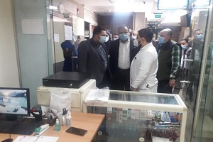 زيارة مستشفى سان بولا لمتابعة سير انتظام العمل 