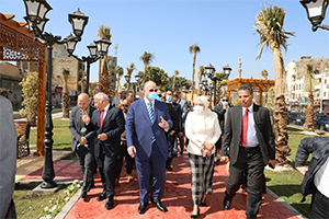 Cairo Governor inaugurates  Qandil Om Hashem Public Park