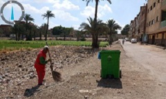 حملات للارتقاء بمنظومة النظافة بالشوارع الرئيسية والفرعية بالحي