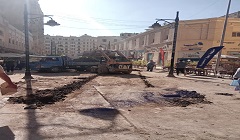 رفع كفاءة النظافة بمنطقة تطوير الألفي 
