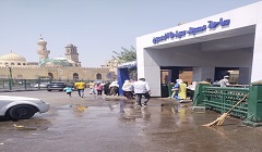 رفع كفاءة النظافة بالمشهد الحسيني 