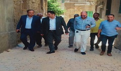 تفقد أعمال الرصف والتطوير الجارية بنطاق الحي 