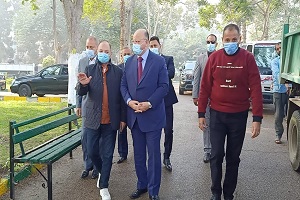 Cairo Governor inspects ongoing development work at Nasr city Child Park