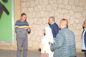 جوله ميدانية لرئيس الهيئة العامة للنظافة والتجميل لمعرض السلاح 