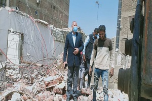 إزالة اعمال مخالفة بحي عين شمس