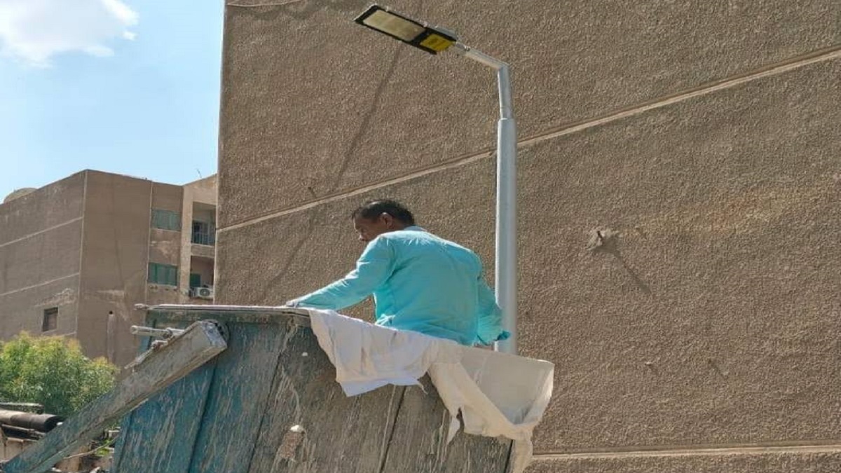 استجابة فورية لشكوى ضعف الإنارة بامتداد رمسيس 2