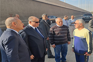Cairo Gov. inspects expansion of Suez Rd. 