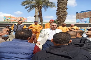 مرور رئيس الحي بشارع العباسية