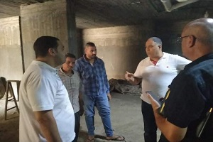 حملة ميدانية على جراجات الحي