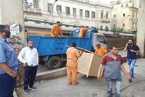 حملة مكبرة لرفع المخالفات بالحي