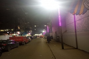 صيانه أعمدة الإنارة