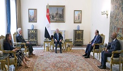 ‏Sisi: Concerted int’l efforts necessary for humanitarian relief aid to Gaza