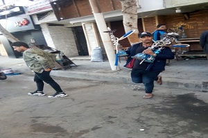 حملة اشغالات بشارع السواح وبورسعيد 