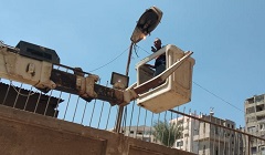 تركيب كشافات ليد بشارع جلال سكول
