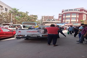 حملة مكبرة لرفع الإشغالات بالحي