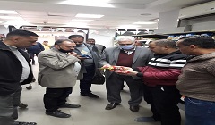 المرور على المجمعات الاستهلاكية والشوادر بنطاق الحى 