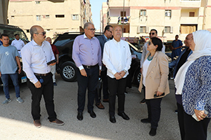 Cairo Gov. inspects new Amal City development, resettlement work