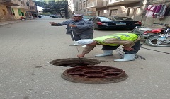 متابعة الاعمال اليومية بالحي 