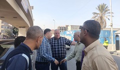 المرور على المحاور الرئيسية بنطاق الحى  