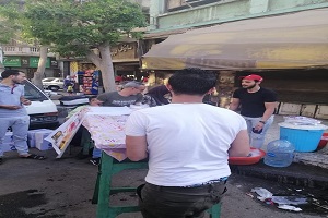 رفع إشغالات من شارع محمد فريد
